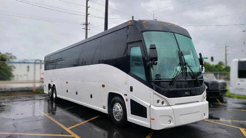 56-passenger executive motorcoach by Infinity Transportation